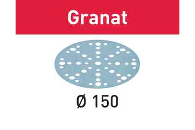Abrasive sheet Granat STF D150/48 P180 GR/100